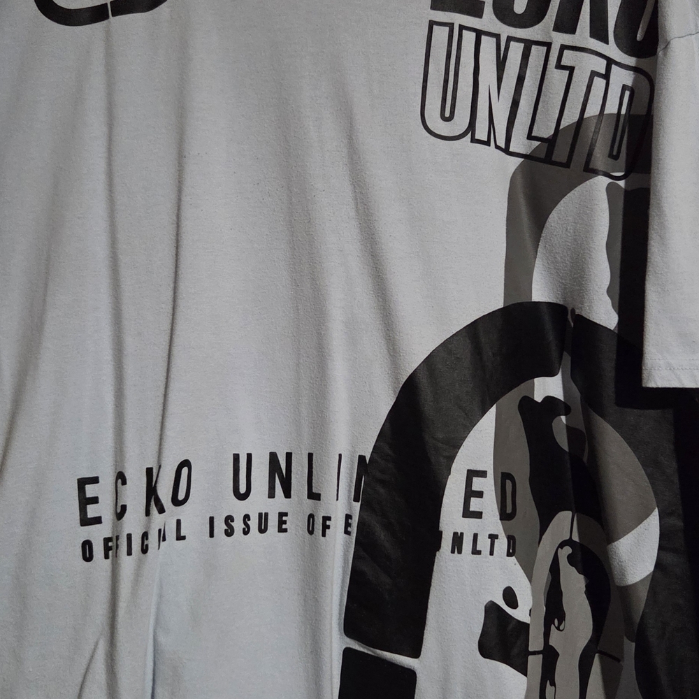 Ecko Unlimited Men's White Graphic T-Shirt